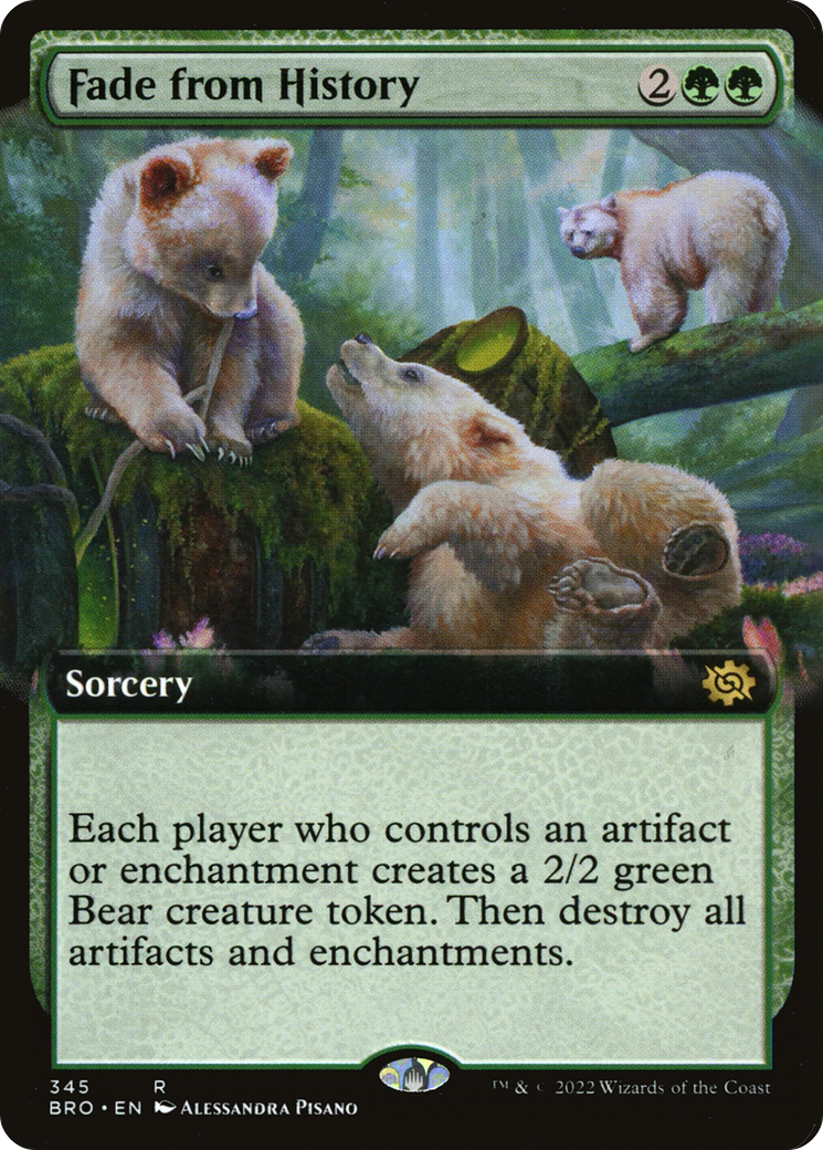 Fade from History (Extended Art) (345) [The Brothers' War] - Deck Out Gaming