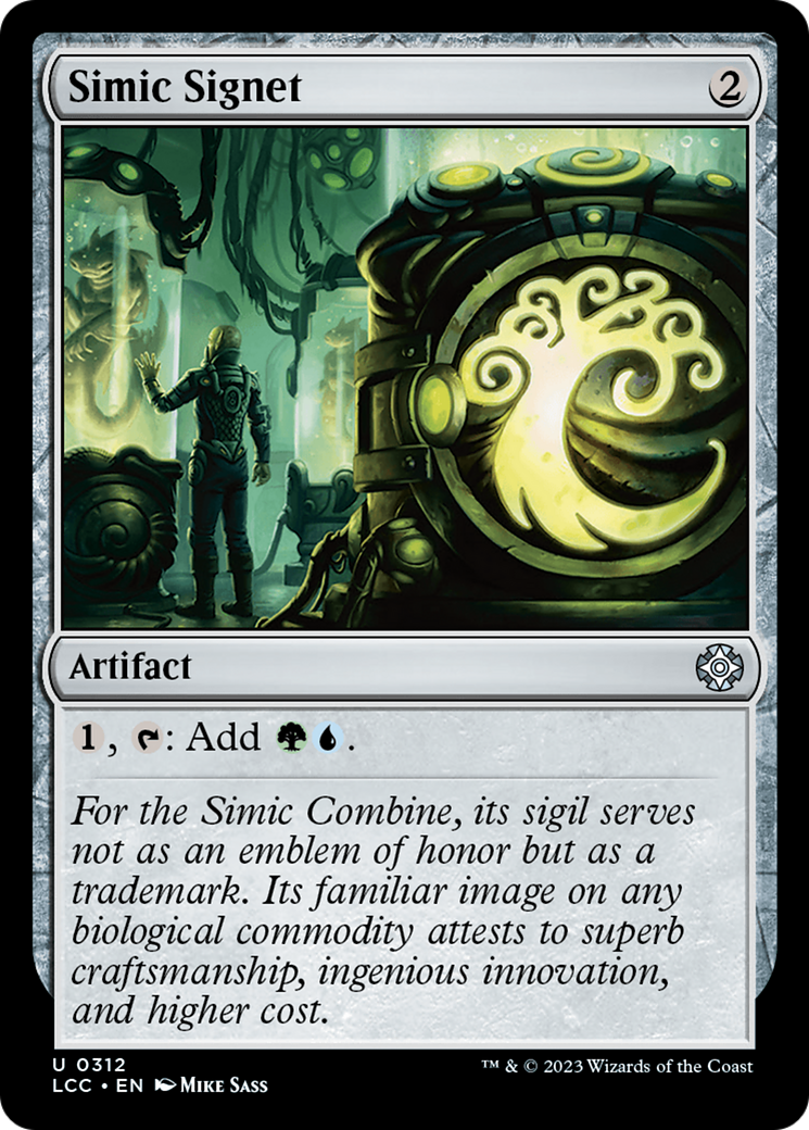 Simic Signet (312) [The Lost Caverns of Ixalan Commander] - Deck Out Gaming