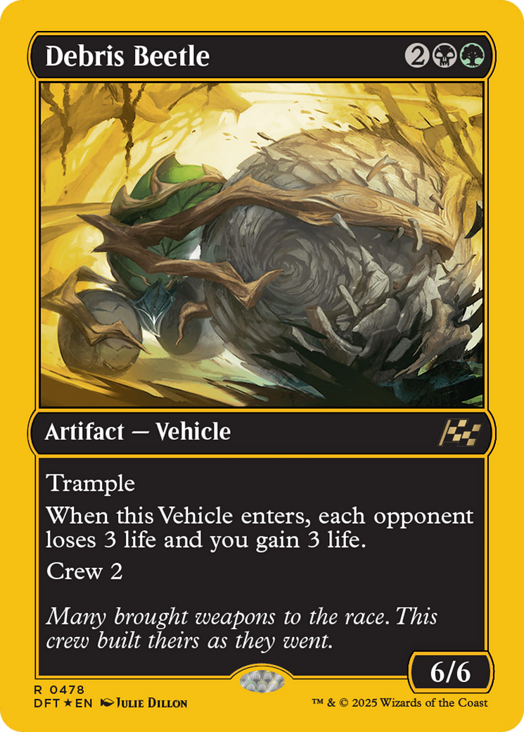 Debris Beetle (First-Place Foil) (478) [Aetherdrift] foil - Deck Out Gaming