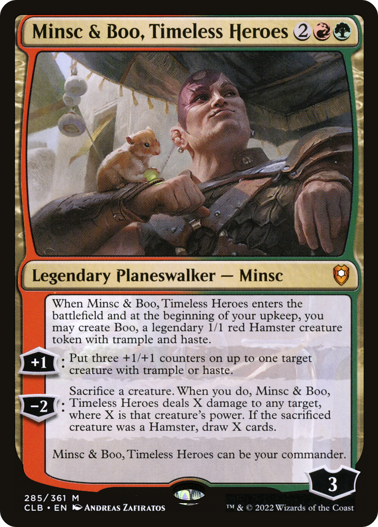 Minsc & Boo, Timeless Heroes (285) [Commander Legends: Battle for Baldur's Gate] foil - Deck Out Gaming