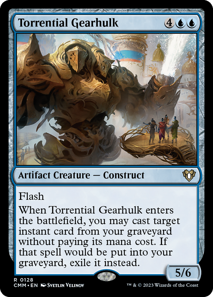 Torrential Gearhulk (128) [Commander Masters] - Deck Out Gaming