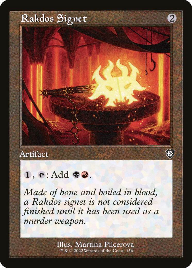 Rakdos Signet (Retro Frame) (156) [The Brothers' War Commander] - Deck Out Gaming