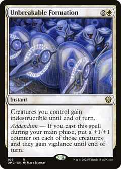 Unbreakable Formation (106) [Dominaria United Commander] - Deck Out Gaming