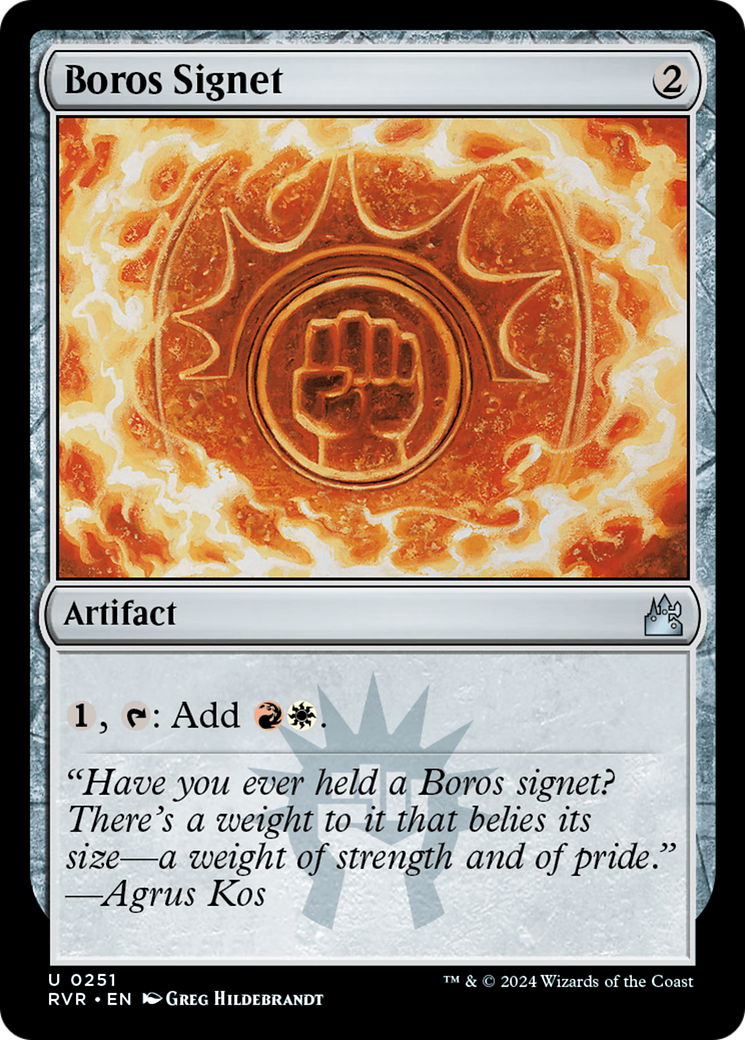 Boros Signet (251) [Ravnica Remastered] - Deck Out Gaming