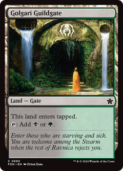 Golgari Guildgate (689) [Foundations] - Deck Out Gaming