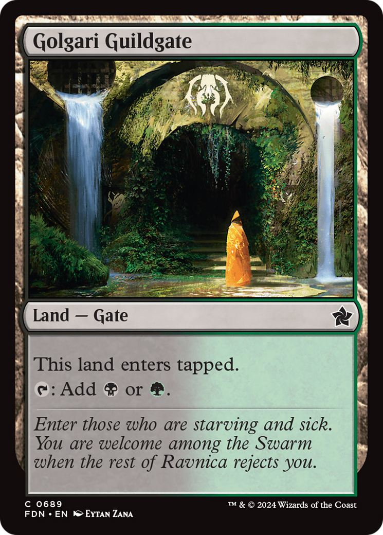 Golgari Guildgate (689) [Foundations] - Deck Out Gaming
