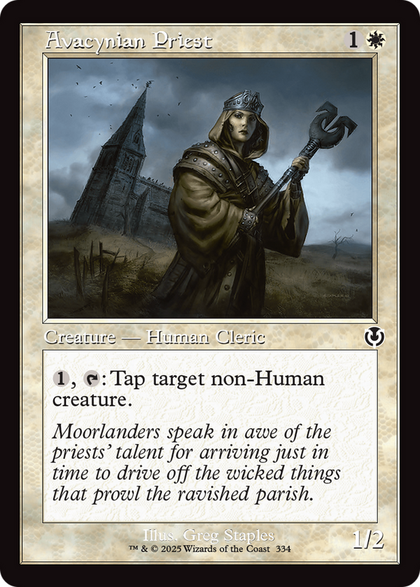 Avacynian Priest (Retro Frame) (334) [Innistrad Remastered] - Deck Out Gaming