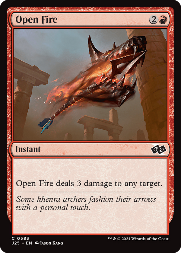 Open Fire (583) [Foundations Jumpstart] - Deck Out Gaming