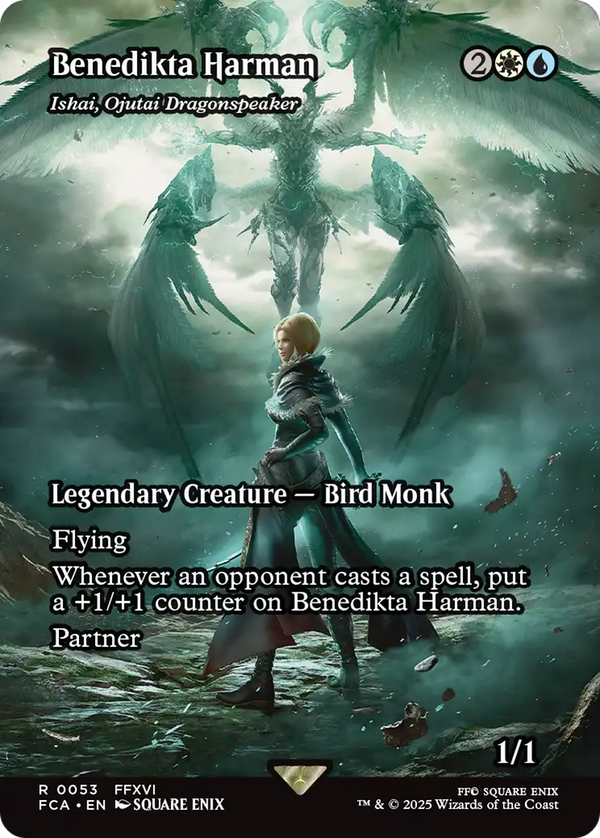 Benedikta Harman - Ishai, Ojutai Dragonspeaker (Showcase) (53) [FINAL FANTASY: Through the Ages] foil - Deck Out Gaming