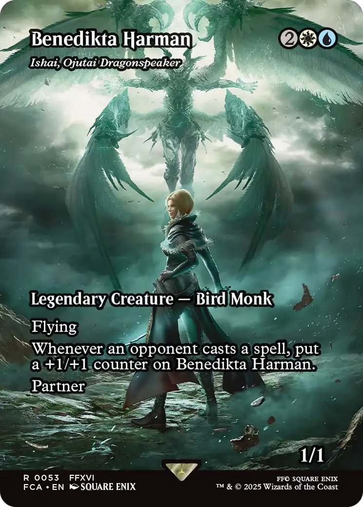 Benedikta Harman - Ishai, Ojutai Dragonspeaker (Showcase) (53) [FINAL FANTASY: Through the Ages] foil - Deck Out Gaming