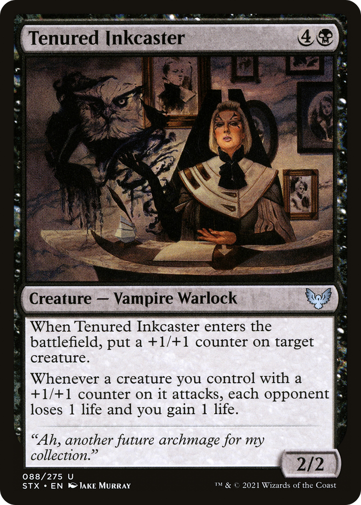 Tenured Inkcaster (88) [Strixhaven: School of Mages] foil - Deck Out Gaming