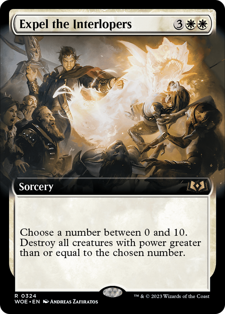 Expel the Interlopers (Extended Art) (324) [Wilds of Eldraine] - Deck Out Gaming