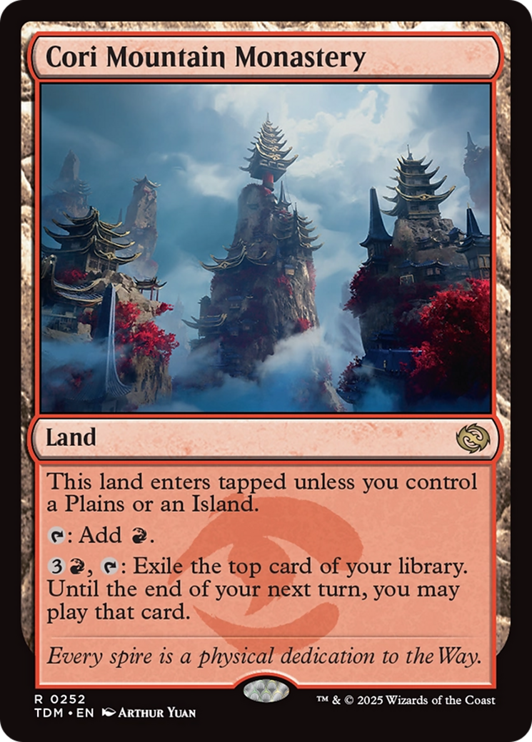 Cori Mountain Monastery (252) [Tarkir: Dragonstorm] foil - Deck Out Gaming