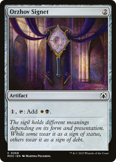 Orzhov Signet (369) [March of the Machine Commander] - Deck Out Gaming