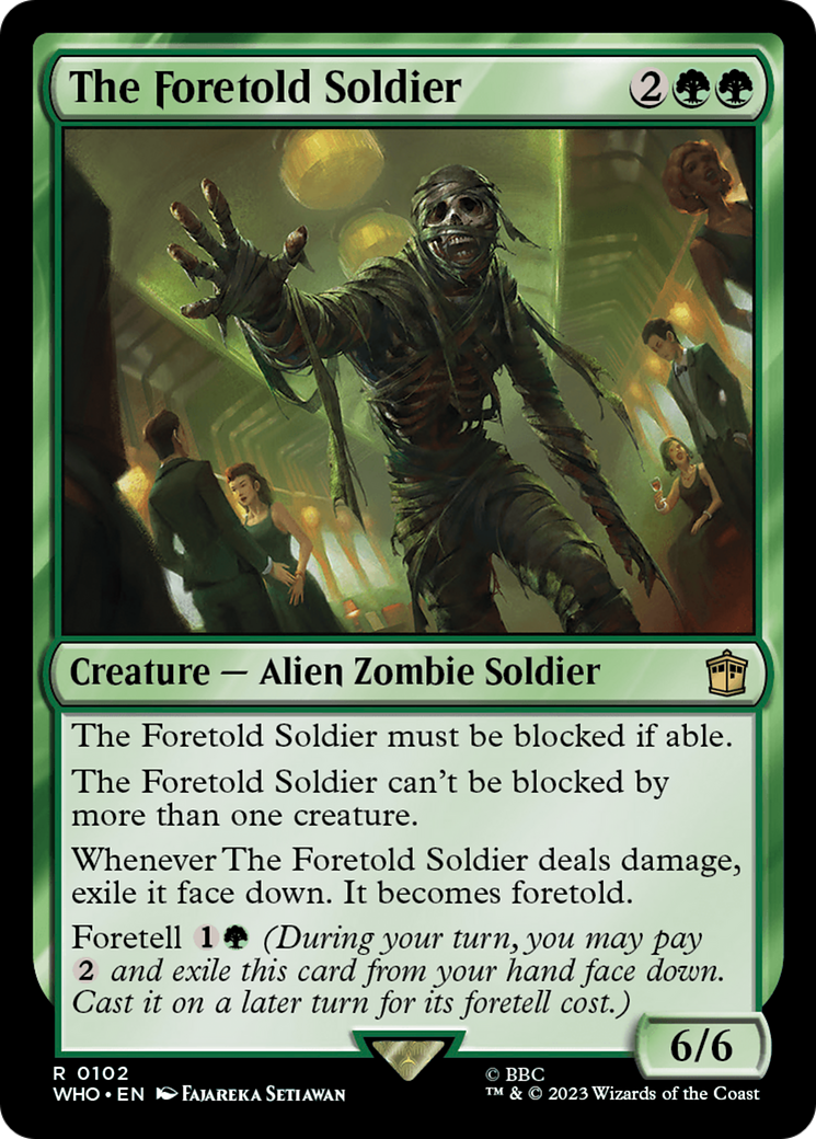 The Foretold Soldier (102) [Doctor Who] foil - Deck Out Gaming