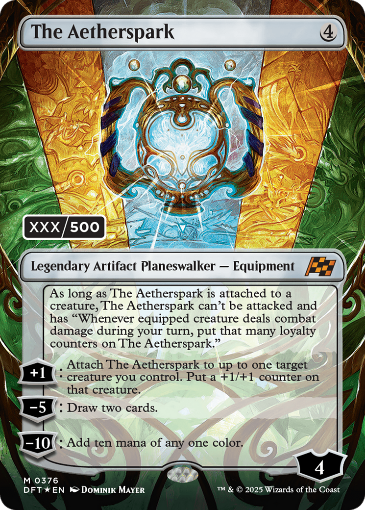 The Aetherspark (Serial Numbered) (376) [Aetherdrift] foil - Deck Out Gaming