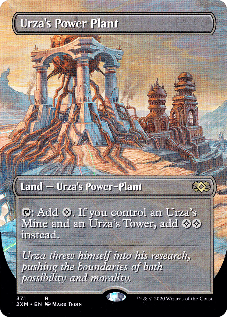 Urza's Power Plant (Borderless) (371) [Double Masters] - Deck Out Gaming