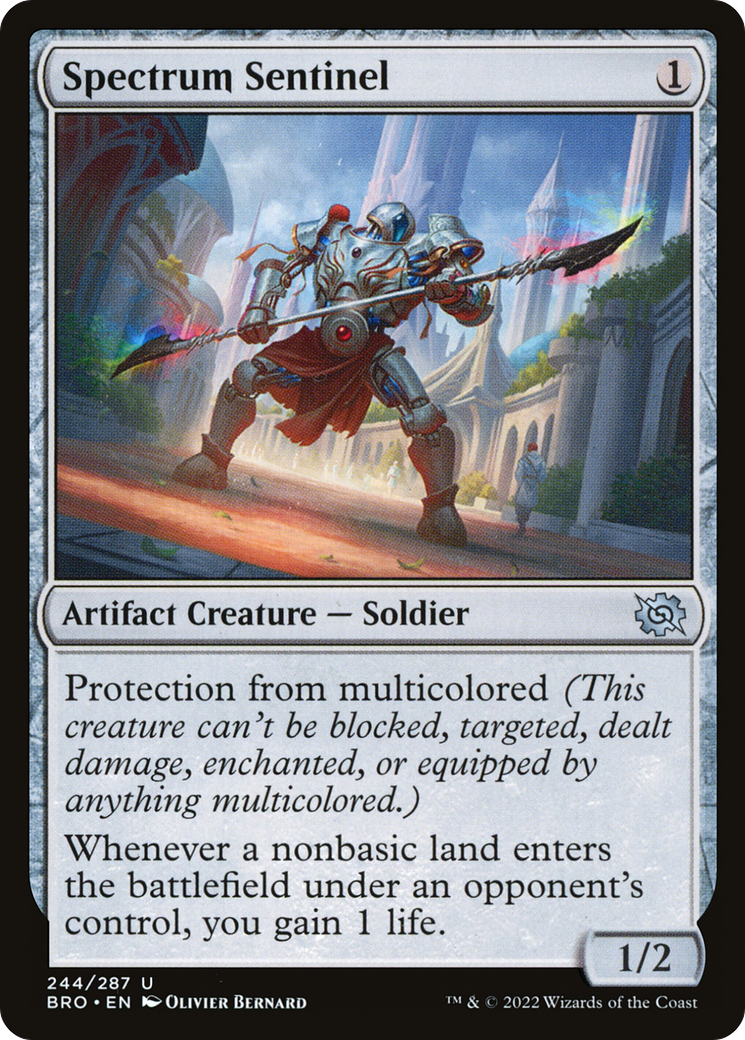 Spectrum Sentinel (244) [The Brothers' War] foil - Deck Out Gaming