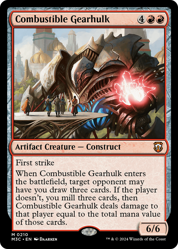 Combustible Gearhulk (210) [Modern Horizons 3 Commander] - Deck Out Gaming