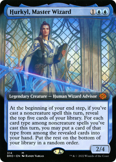 Hurkyl, Master Wizard (Extended Art) (314) [The Brothers' War] - Deck Out Gaming