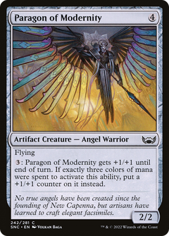 Paragon of Modernity (242) [Streets of New Capenna] foil - Deck Out Gaming