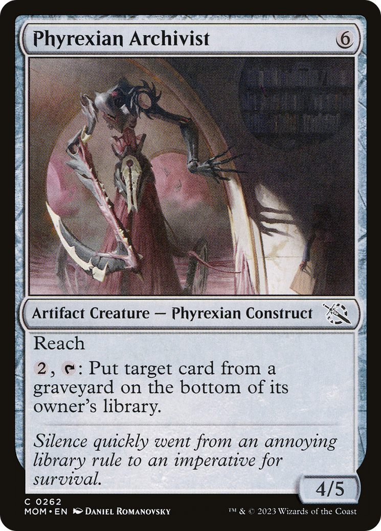 Phyrexian Archivist (262) [March of the Machine] - Deck Out Gaming