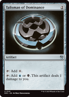 Talisman of Dominance (141) [Commander: Aetherdrift] - Deck Out Gaming