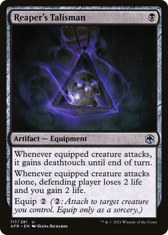 Reaper's Talisman (117) [Adventures in the Forgotten Realms] foil - Deck Out Gaming