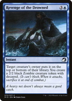 Revenge of the Drowned (72) [Innistrad: Midnight Hunt] foil - Deck Out Gaming
