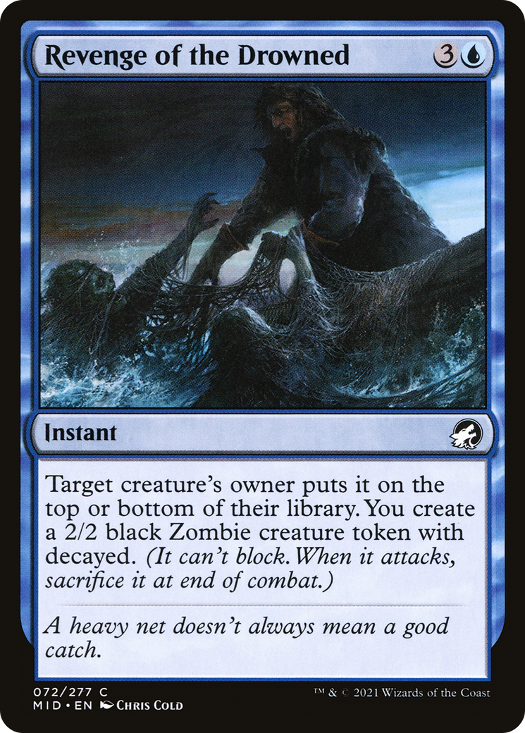 Revenge of the Drowned (72) [Innistrad: Midnight Hunt] foil - Deck Out Gaming