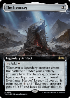The Irencrag (Extended Art) (368) [Wilds of Eldraine] - Deck Out Gaming
