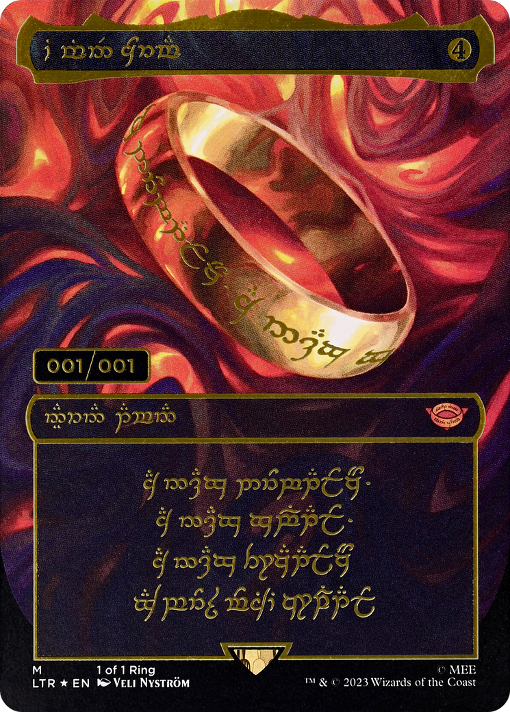 The One Ring (0) [The Lord of the Rings: Tales of Middle-earth] foil - Deck Out Gaming