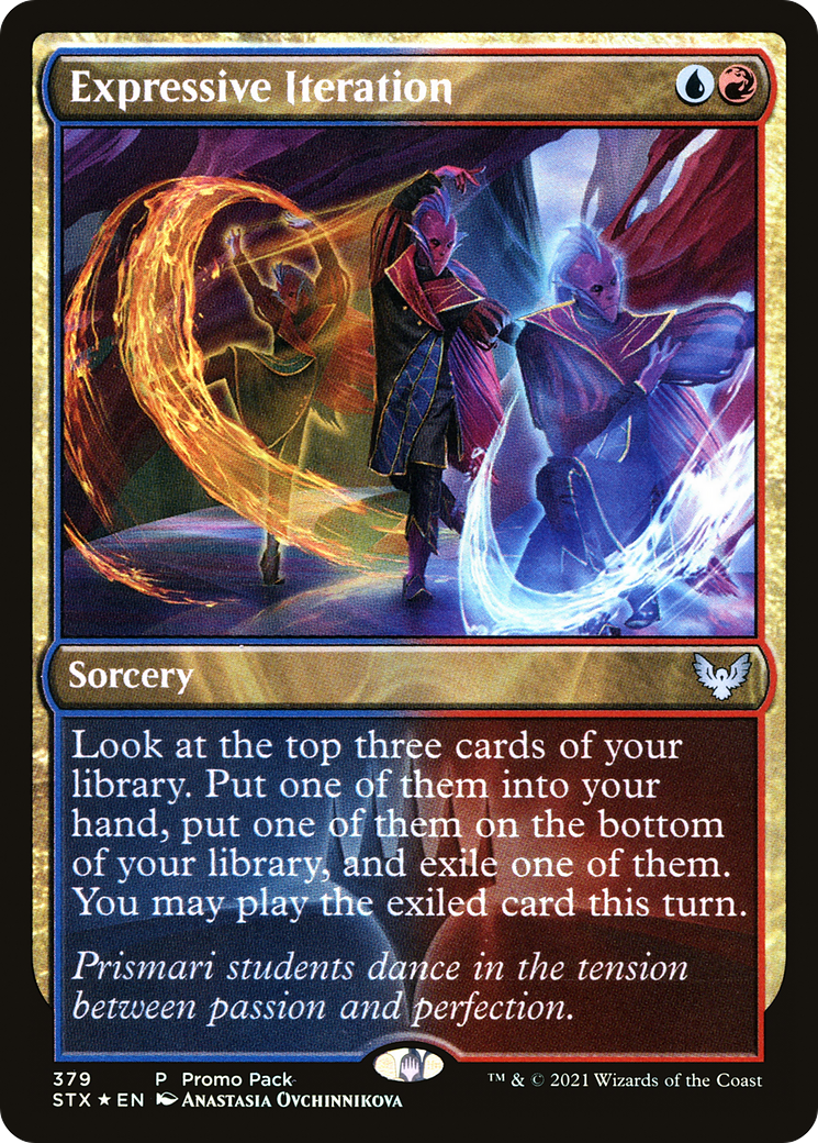 Expressive Iteration (379) [Promo Pack: Strixhaven] - Deck Out Gaming
