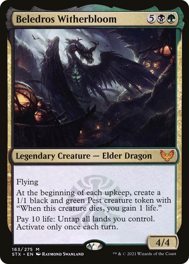 Beledros Witherbloom (163) [Strixhaven: School of Mages] foil - Deck Out Gaming