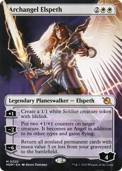 Archangel Elspeth (Borderless) (320) [March of the Machine] - Deck Out Gaming