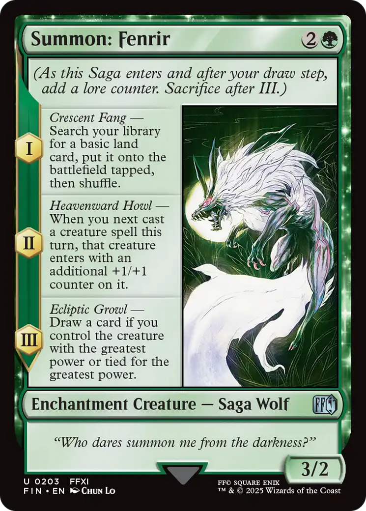 Summon: Fenrir (203) [FINAL FANTASY] - Deck Out Gaming