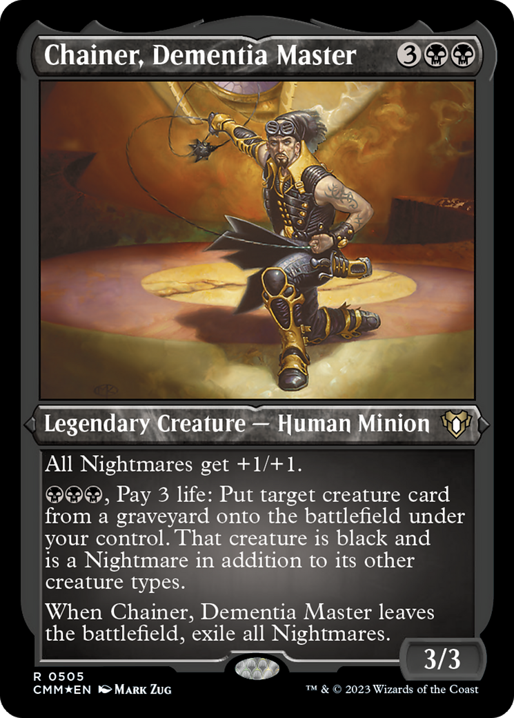 Chainer, Dementia Master (505) [Commander Masters] etched - Deck Out Gaming
