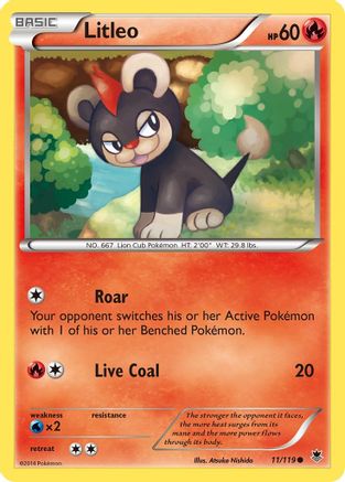 Litleo (11) [XY - Phantom Forces] - Deck Out Gaming