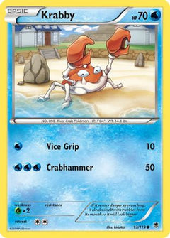 Krabby (13) [XY - Phantom Forces] Reverse Holofoil - Deck Out Gaming