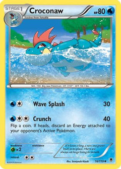 Croconaw (16) [XY - Phantom Forces] Reverse Holofoil - Deck Out Gaming
