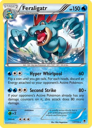 Feraligatr (17) [XY - Phantom Forces] Reverse Holofoil - Deck Out Gaming