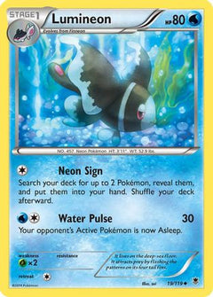 Lumineon (19) [XY - Phantom Forces] Reverse Holofoil - Deck Out Gaming