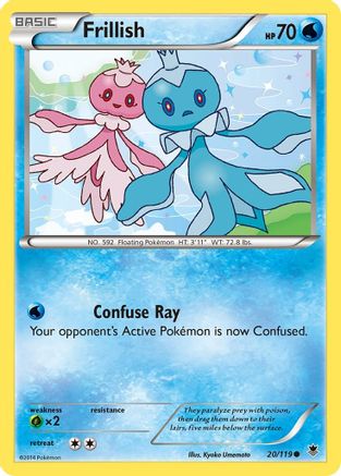 Frillish (20) [XY - Phantom Forces] - Deck Out Gaming