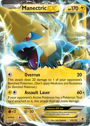 Manectric EX (23) [XY - Phantom Forces] Holofoil - Deck Out Gaming