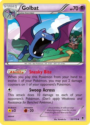 Golbat (32) [XY - Phantom Forces] - Deck Out Gaming