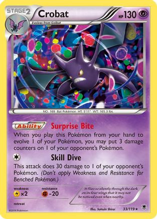 Crobat (33) [XY - Phantom Forces] - Deck Out Gaming