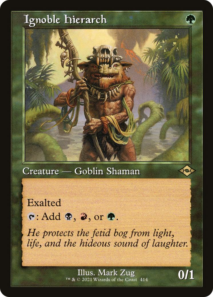 Ignoble Hierarch (Retro Frame) (414) [Modern Horizons 2] foil - Deck Out Gaming