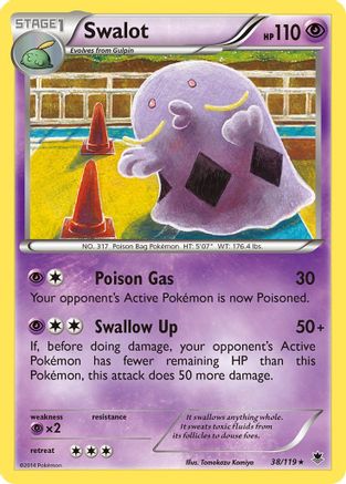 Swalot (38) [XY - Phantom Forces] Reverse Holofoil - Deck Out Gaming