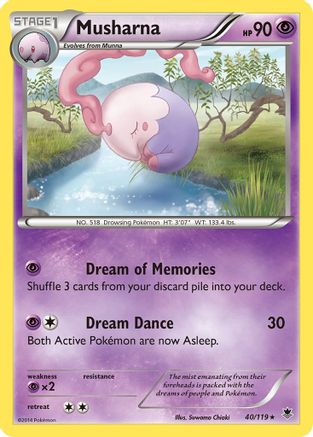 Musharna (40) [XY - Phantom Forces] Reverse Holofoil - Deck Out Gaming