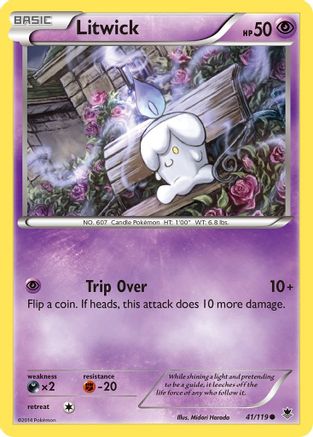 Litwick (41) [XY - Phantom Forces] Reverse Holofoil - Deck Out Gaming